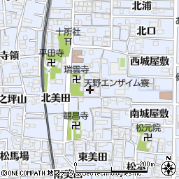 愛知県北名古屋市九之坪市場41周辺の地図