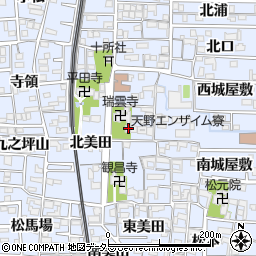 愛知県北名古屋市九之坪市場52周辺の地図