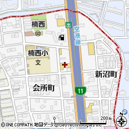 日産プリンス名古屋販売楠インター店周辺の地図