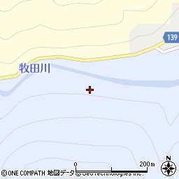 牧田川周辺の地図