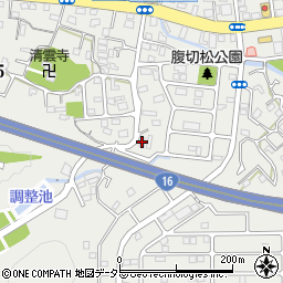 松葉荘周辺の地図