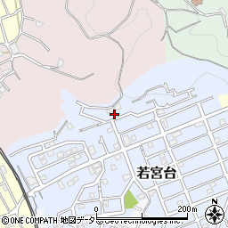 神奈川県横須賀市若宮台周辺の地図