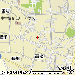 愛知県稲沢市矢合町秋葉屋敷周辺の地図