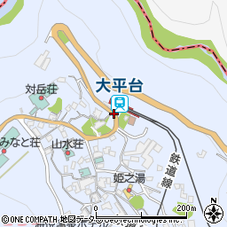 大平台駅周辺の地図