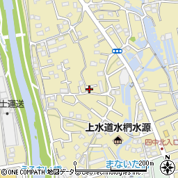 静岡県富士宮市淀師240周辺の地図
