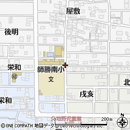 師勝南小学校東周辺の地図