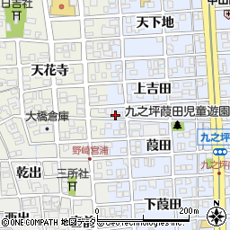 愛知県北名古屋市九之坪上吉田18周辺の地図