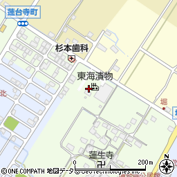 滋賀県彦根市蓮台寺町32周辺の地図