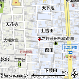 愛知県北名古屋市九之坪上吉田20-1周辺の地図