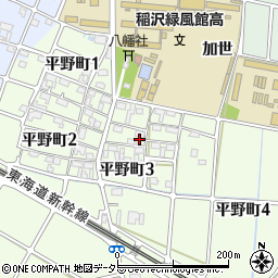愛知県稲沢市平野の地図 住所一覧検索 地図マピオン