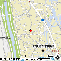 静岡県富士宮市淀師451周辺の地図