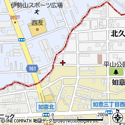 愛知県名古屋市北区北久手町6周辺の地図