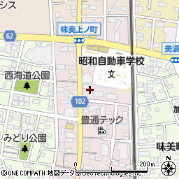 愛知県春日井市味美西本町1832周辺の地図