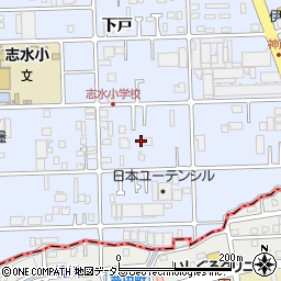 愛知県豊山町（西春日井郡）豊場（野田）周辺の地図
