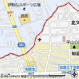 愛知県名古屋市北区北久手町5周辺の地図