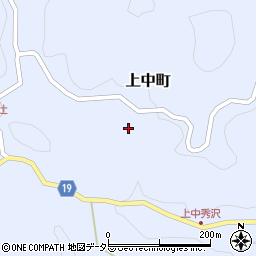 愛知県豊田市上中町周辺の地図