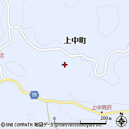 愛知県豊田市上中町周辺の地図