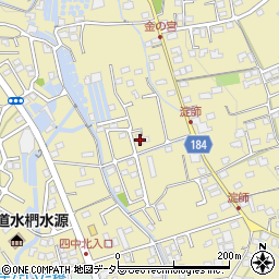 静岡県富士宮市淀師582周辺の地図