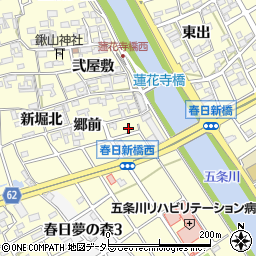 愛知県清須市春日蓮花寺前14周辺の地図