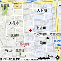愛知県北名古屋市九之坪上吉田11周辺の地図