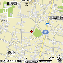愛知県稲沢市矢合町秋葉屋敷3597周辺の地図