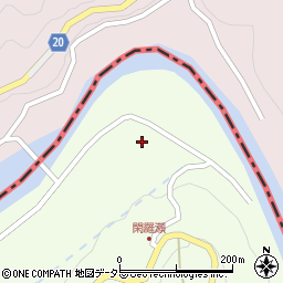 愛知県豊田市閑羅瀬町大切周辺の地図