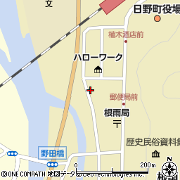鳥取県日野郡日野町根雨374周辺の地図