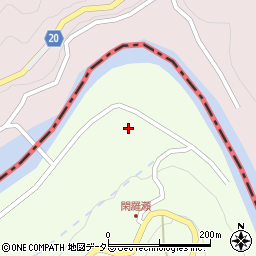 愛知県豊田市閑羅瀬町（大切）周辺の地図