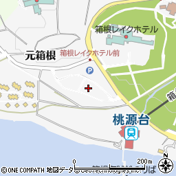 桃源台公衆トイレ周辺の地図