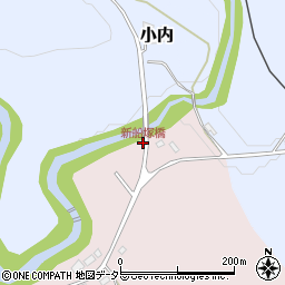 新船塚橋周辺の地図