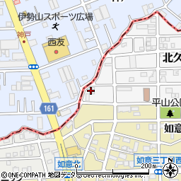 愛知県名古屋市北区北久手町4周辺の地図