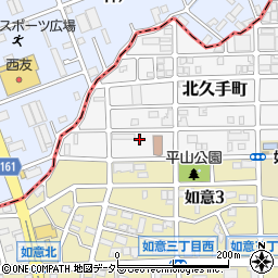 愛知県名古屋市北区北久手町18周辺の地図