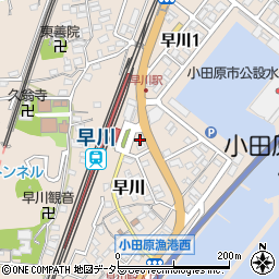 くるまや早川店周辺の地図