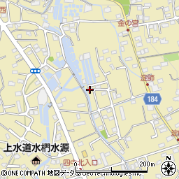 静岡県富士宮市淀師587周辺の地図