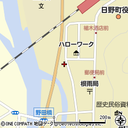 鳥取県日野郡日野町根雨376周辺の地図