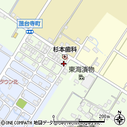 滋賀県彦根市蓮台寺町50-51周辺の地図