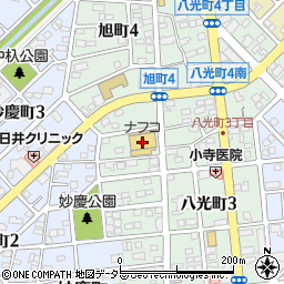 ナフコ勝川店周辺の地図