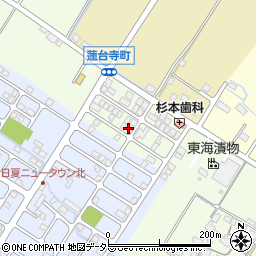 滋賀県彦根市蓮台寺町50-9周辺の地図