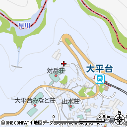 神奈川県足柄下郡箱根町大平台周辺の地図