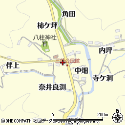 愛知県豊田市三箇町森前1周辺の地図