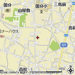 愛知県稲沢市矢合町秋葉屋敷3582周辺の地図