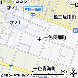 愛知県稲沢市一色長畑町周辺の地図