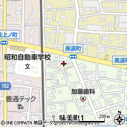 愛知県春日井市味美町1丁目128周辺の地図