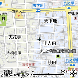 愛知県北名古屋市九之坪上吉田4周辺の地図