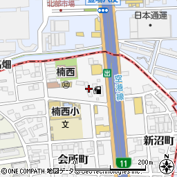 公団楠市街地住宅周辺の地図