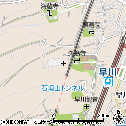 かながわ西湘農業協同組合　早川選果場周辺の地図