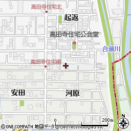 愛知県北名古屋市久地野河原9周辺の地図