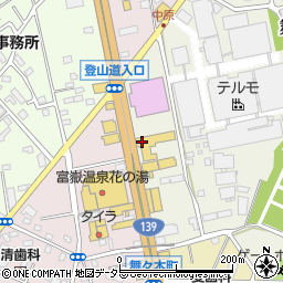 静岡トヨタ自動車富士宮店周辺の地図