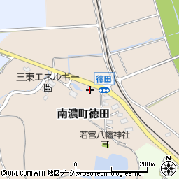 岐阜県海津市南濃町徳田654-1周辺の地図
