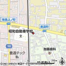 愛知県春日井市味美町1丁目119周辺の地図